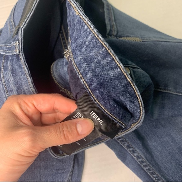 Men's Paige Federal Straight Slim Jeans Size 28 Flaws - Picture 5 of 11